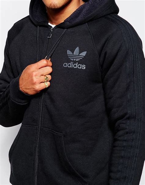 Adidas zip up hoodie men's